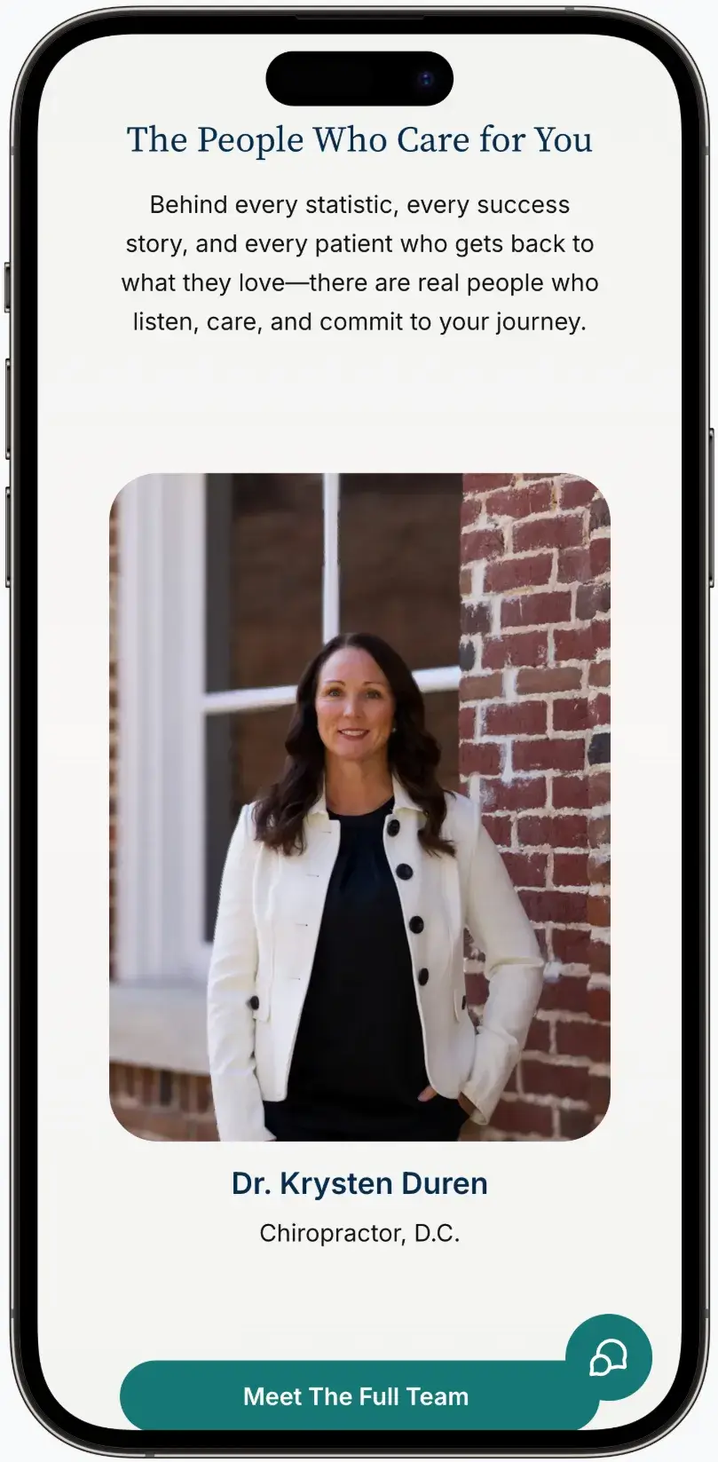 After screenshot: Cartersville Chiropractic website with professional branding, clear services, and patient-focused design