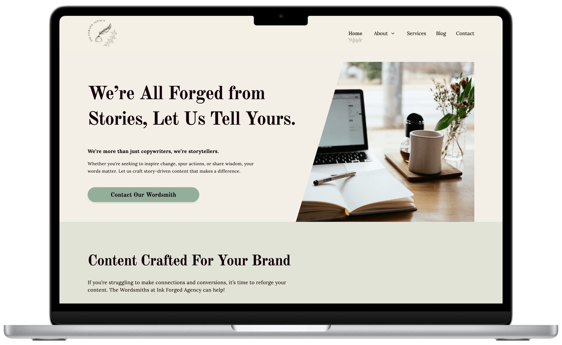 Forging a Platform for Ink Forged Agency’s Storytelling Voice