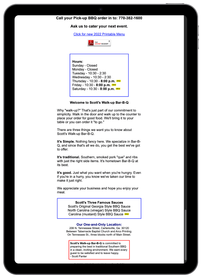 Scott's Walk-Up Bar-B-Que before image 4